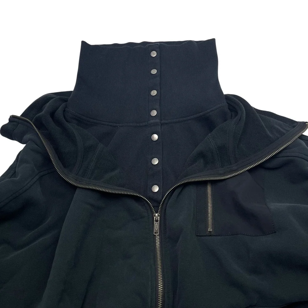 Free People FP Movement Venture Pullover Jacket M Navy Blue Heavyweight $178 - Picture 7 of 12